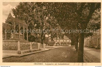 43113954 Gransee Luisenplatz mit Luisendenkmal Gransee