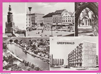 282974 / Germany - Greifswald - Dom Platz Freundschaft Klosterruine Ortsteil Eldena Marineschule Ludwigsburger Wende PC