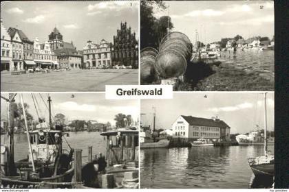 70088595 Greifswald Mecklenburg Vorpommern Greifswald Hafen Schule x 1970