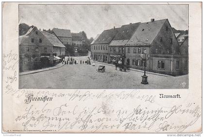 Litho AK Hainichen Neumarkt Gasthof bei Frankenberg Rossau Striegistal Mittweida Berthelsdorf Eulendorf Bockendorf