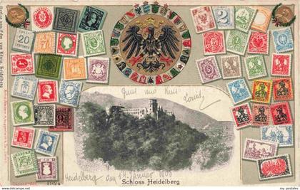 74015447 HEIDELBERG  Neckar Schloss Heidelberg