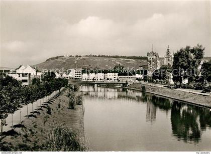 73135115 Heilbronn Neckar mit Goetzenturm Neckarpartie Heilbronn Neckar