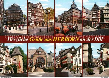 72791431 Herborn Hessen Ortspartie Fachwerk Herborn