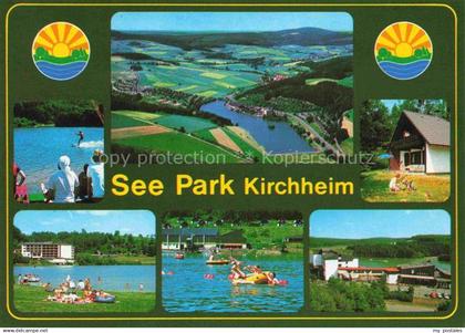 74003451 Kirchheim Hessen Seepark Kirchheim Fliegeraufnahme Teilansichten