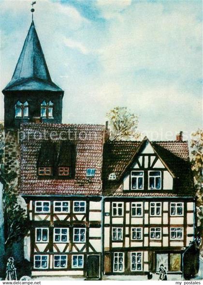 73152292 Hildesheim Kehrwiederturm Kuenstler Busch Hildesheim