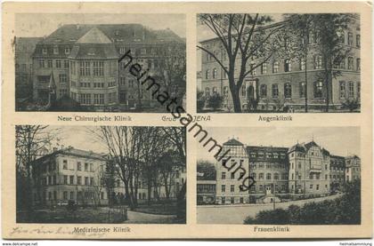 Jena - Medizinische Kliniken - Verlag W. H. Heinecke Jena - gel. 1920