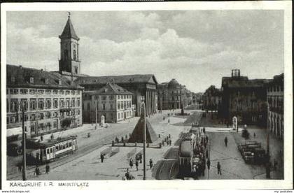 70083168 Karlsruhe Karlsruhe Marktplatz x 1933 Karlsruhe