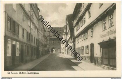 Kassel - Untere Schäfergasse - Foto-AK - Verlag Bruno Hansmann Kassel