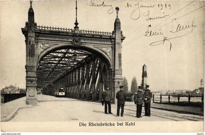 CPA AK Kehl Die Rheinbrucke bei Kehl GERMANY (936140)