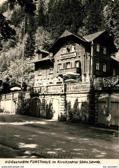 Kirnitzschtal Gaststaette Forsthaus