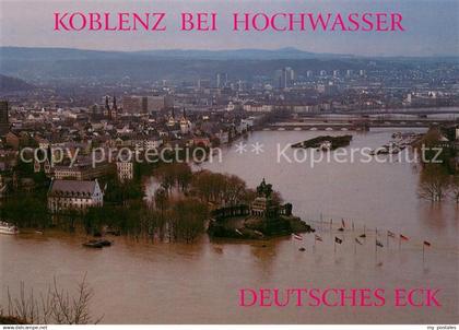 73757148 Koblenz  Rhein Koblenz bei Hochwasser