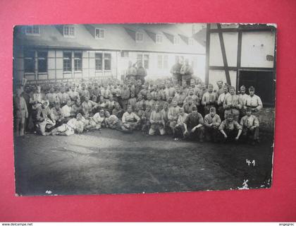 Carte  Photo  Coblence  Koblenz  Campement militaire Hommes posant pour la photo