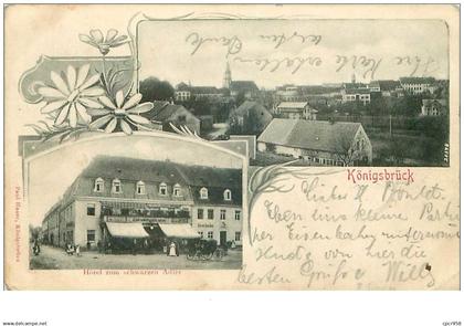 allemagne. n°35297.konigsbruck.hotel zum schwarzen adler