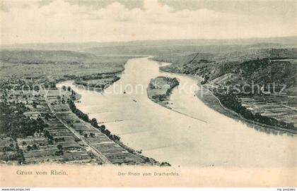 43511780 Drachenfels Rhein Panorama Drachenfels