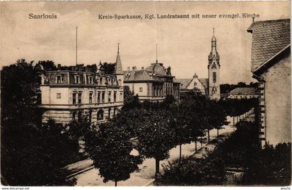 CPA AK Saarlouis Kreis Sparkasse GERMANY (939542)