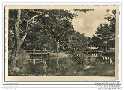 Kühlungsborn - Karpfenteich - Foto-AK 30er Jahre