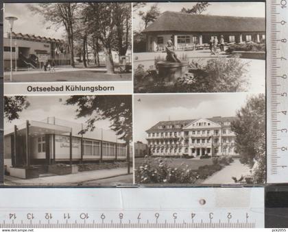 Ostseebad Kühlungsborn FDGB Meerwasserschwimmhalle,  Erholungsheim Georgi Dimitroff, Konzertgarten gebraucht ( AK 2372 )