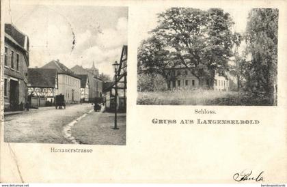 LANGENSELBOLD, Hanauerstrasse, Schloss (1906) AK