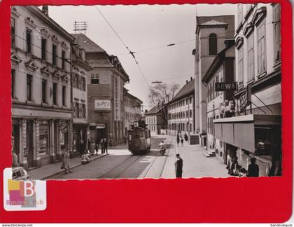 LOERRACH in Baden Lörrach LORRACH Baslersrasse carte postale Metz Photokarten rue animée tramway 6