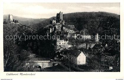 73068605 Manderscheid Eifel Burgruine Manderscheid Eifel