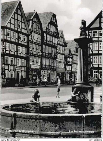 70129916 Melsungen Fulda Melsungen Rathausbrunnen *