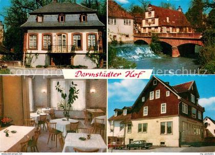 73649215 Steinbach Michelstadt Gasthaus Pension Darmstaedter Hof Gastraum Brueck