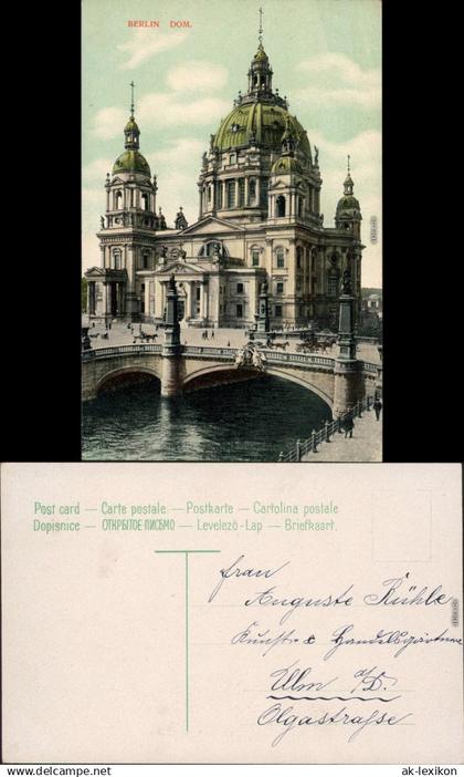 Ansichtskarte Mitte-Berlin Dom 1912