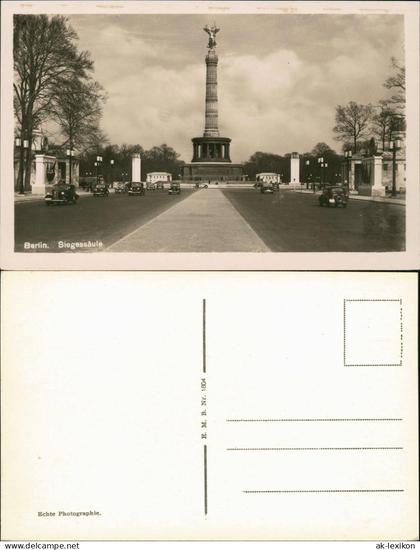 Ansichtskarte Mitte-Berlin Siegessäule 1939