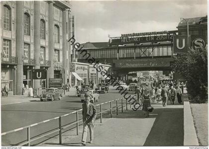 Berlin-Mitte - Am Bahnhof Friedrichstrasse - Foto-AK Grossformat - VEB Volkskunstverlag Reichenbach