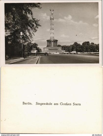 Sammelkarte Mitte-Berlin Siegessäule 1952