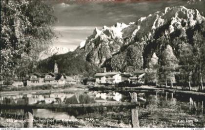 70081065 Mittenwald Bayern Mittenwald Weiher x 1960 Mittenwald