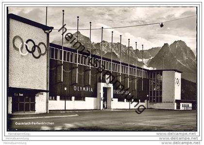 Garmisch-Partenkirchen - Olympia-Eisstadion - Foto-AK