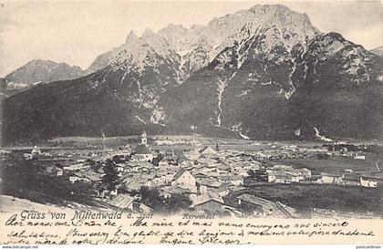 Mittenwald (BY) Gruß von Mittenwald a. Isar Karwendel Verlag v. A. Irl,Hofphotograph, Mittenwald