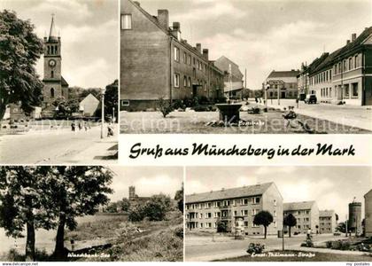 72894203 Muencheberg Poststrasse Ernst-Thaelmann-Strasse Waschbank-See