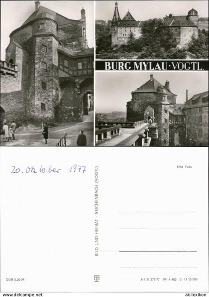 Ansichtskarte Mylau Burg Mylau - Museum 1977