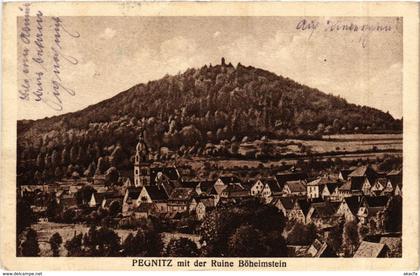 CPA AK Pegnitz - Pegnitz mit der Ruine Boheimstein GERMANY (919084)