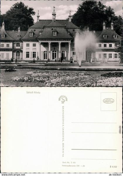 Ansichtskarte Pillnitz Schloss Pillnitz 1962