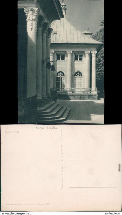 Pillnitz Schloss Pillnitz   Foto Ansichtskarte  1956