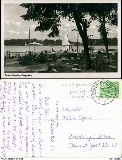 Ansichtskarte Reinickendorf-Berlin Seegarten 1953