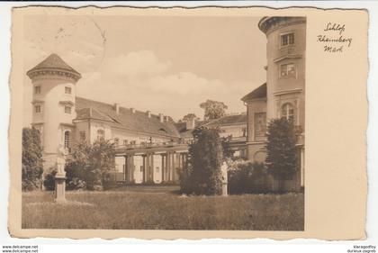 Rheinsberg Palace old postcard travelled 1933 Rheinsberg to Kapfenberg b170720