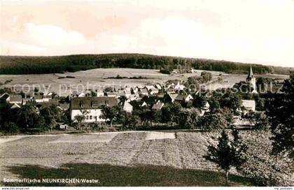 72892157 Neunkirchen Westerwald Sommerfrische Ortsansicht mit Kirche Neunkirchen