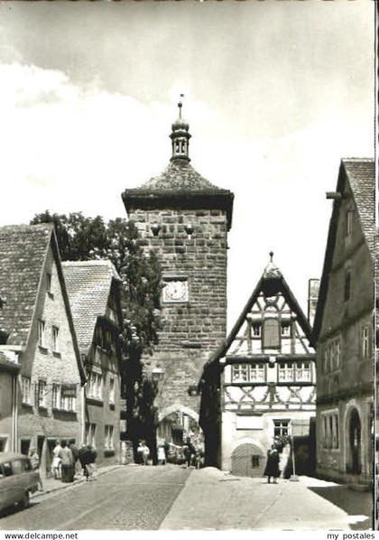 70094078 Rothenburg Tauber Rothenburg Tauber Siebersturm Rothenburg