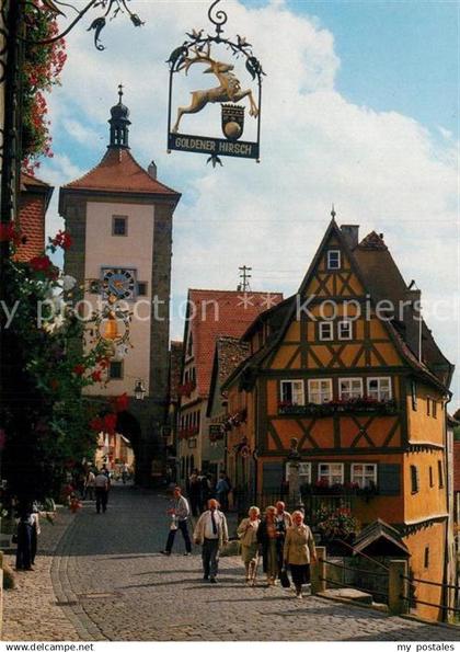 72986579 Rothenburg Tauber Ploenlein Fachwerk Rothenburg Tauber