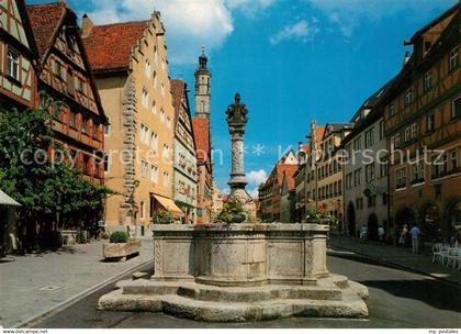 73229841 Rothenburg Tauber Herrengasse Herrnbrunnen  Rothenburg Tauber