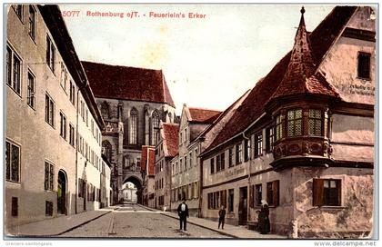 Allemagne - BADE WURTEMBERG - ROTTENBURG - feuerlein's erker