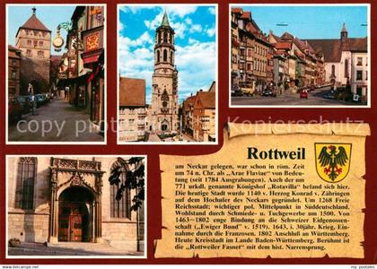 73181415 Rottweil Neckar Stadttor Kirche Marktplatz Portal Rottweil Neckar