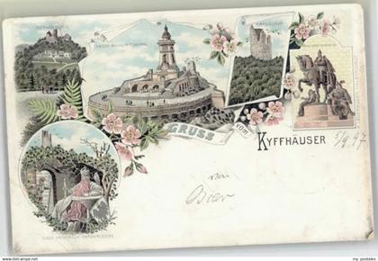 70128615 Kelbra Kyffhaeuser Kelbra Kyffhaeuser Kaiser Wilhelm Denkmal Rothenburg