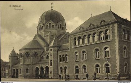 Judaika CPA Dessau in Saxe Anhalt, Synagoge