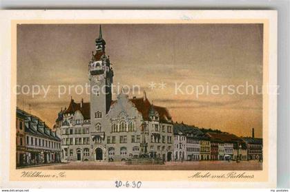 42680486 Waldheim Sachsen Markt Rathaus Waldheim Sachsen