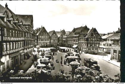 70091584 Schorndorf Wuerttemberg Schorndorf Marktplatz